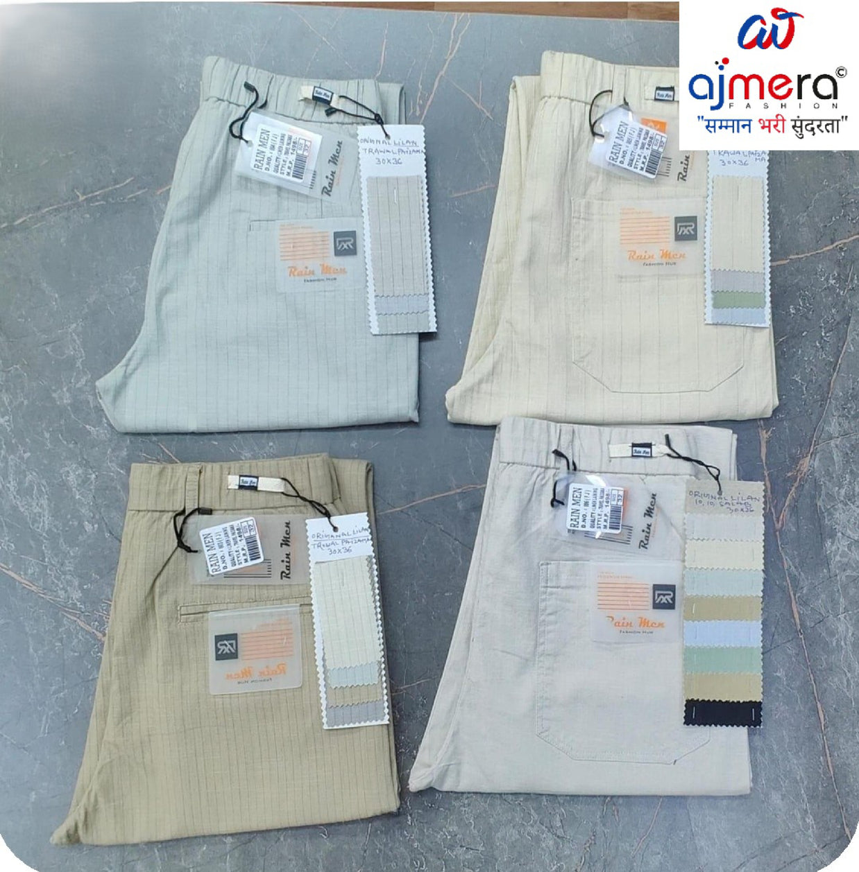 Cotton Trousers Manufacturer India | BET-LILEN PLAIN