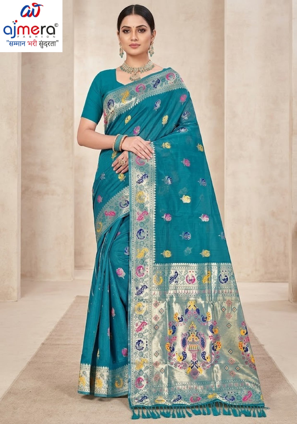 Exclusive Jacquard Silk Saree with Blouse Piece for Premium Cultural Wear | TUL-SAFARI COTTON VOL-02
