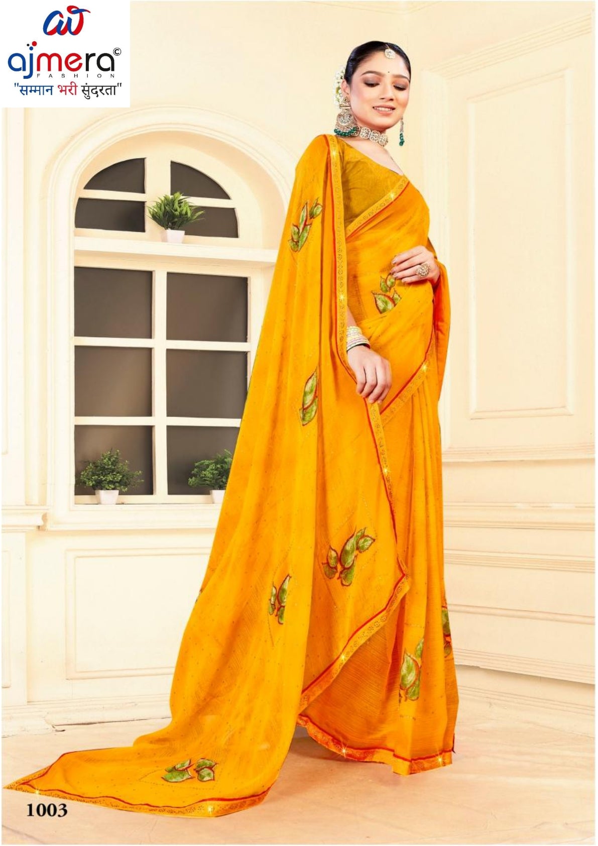 Classic Printed Saree with Blouse Piece for Timeless Traditional Style | PRM-DARK BABY
