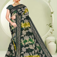 Exclusive Printed Saree with Blouse Piece for Elegant Ethnic Look  | SNR-JIVANIYA