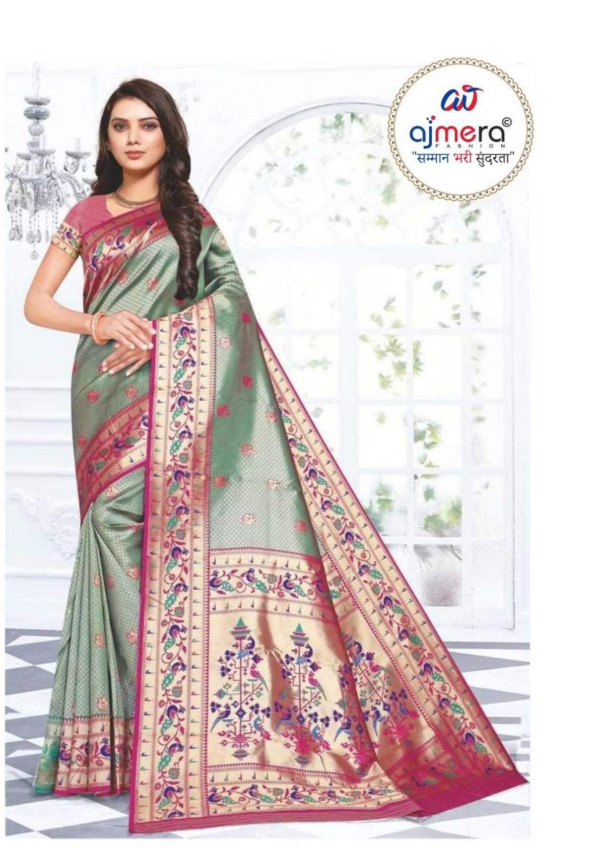 Rich Jacquard Silk Saree without Blouse for Sophisticated Ethnic Style | VDX-MISHKA