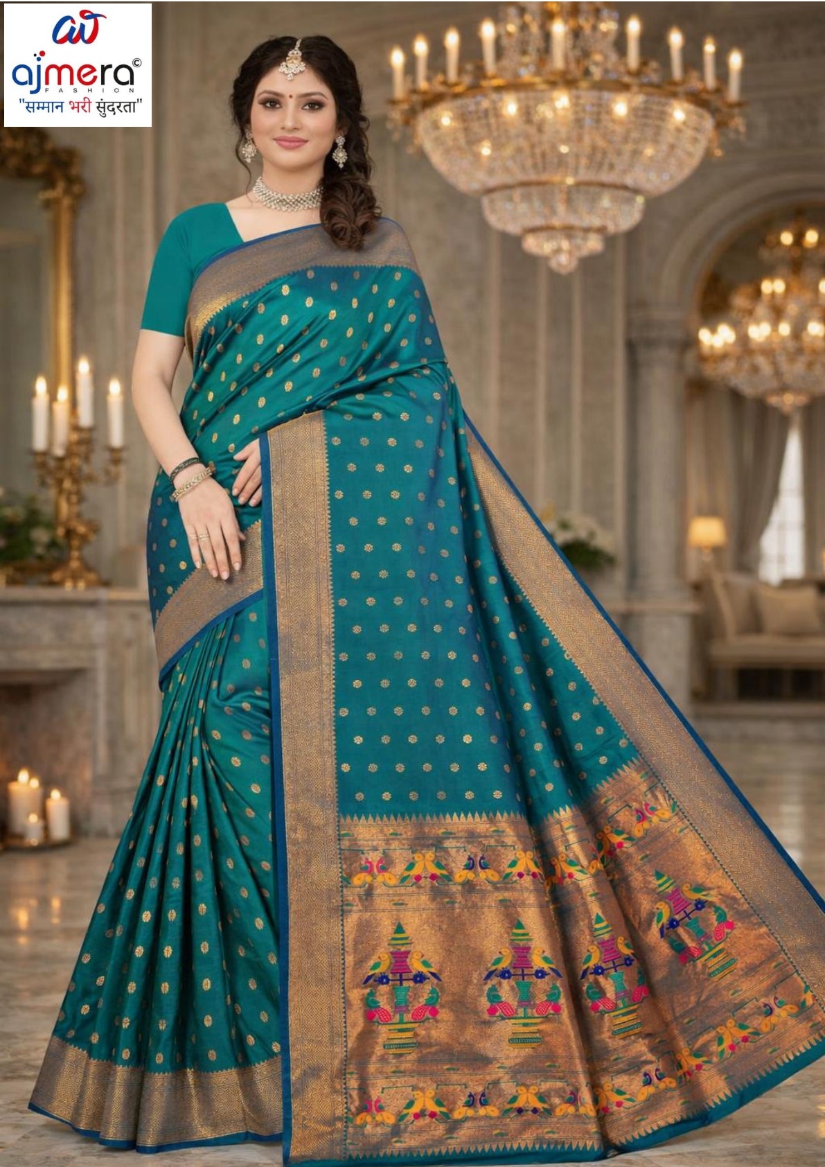 Elegant Jacquard Silk Saree with Designer Blouse Piece for Festive Elegance | DBU-KALANJALI SILK VOL-03