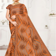 Classic Printed Saree with Blouse Piece for Timeless Traditional Style  | SNR-MATI
