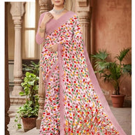 Vichitra Print Loose Saree without Blouse for Premium Ethnic and Traditional Wear | CAS-TATA SKY