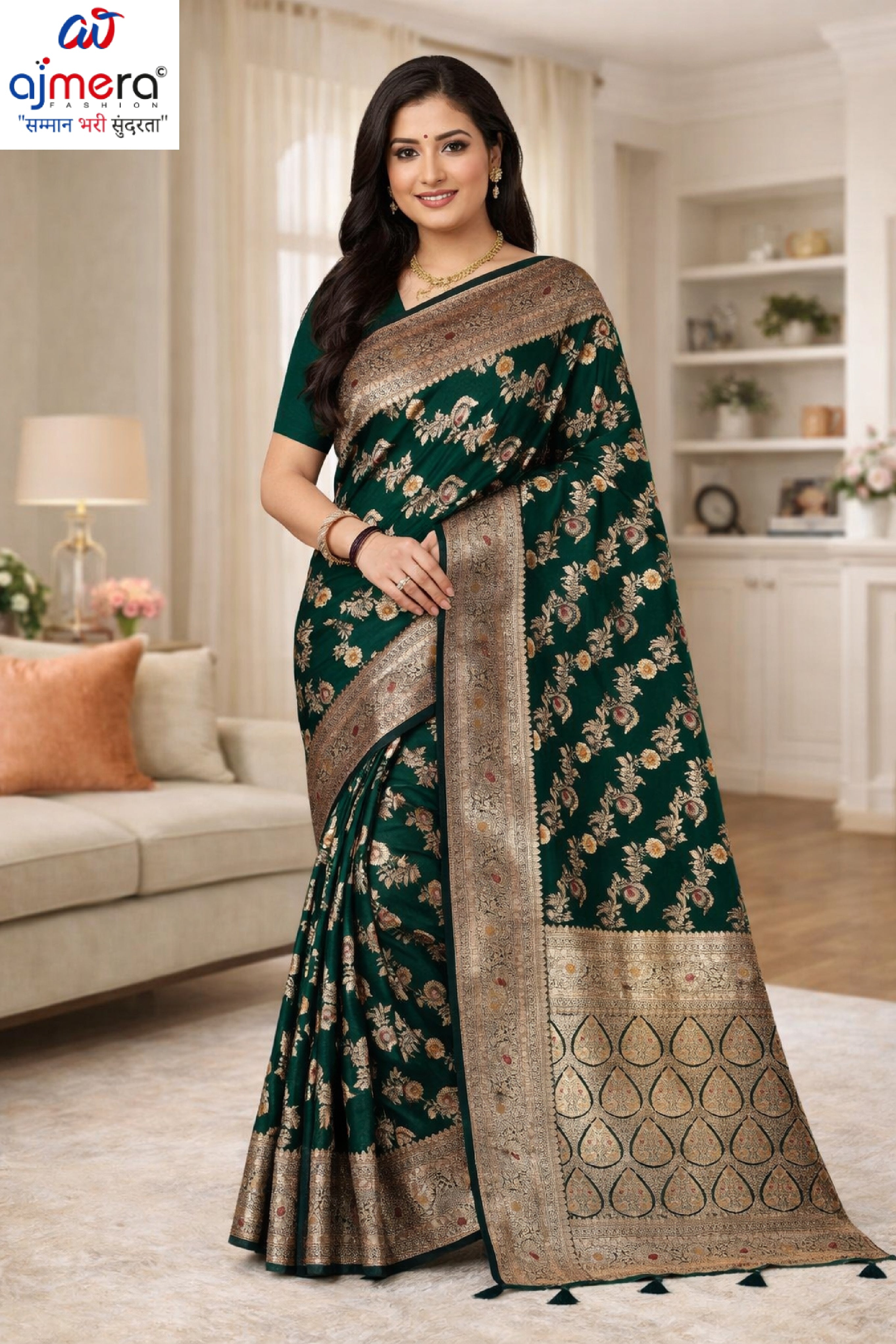 Rich Jacquard Silk Saree with Blouse Piece for Sophisticated Ethnic Style | TUL-CLEAR SILK VOL-04