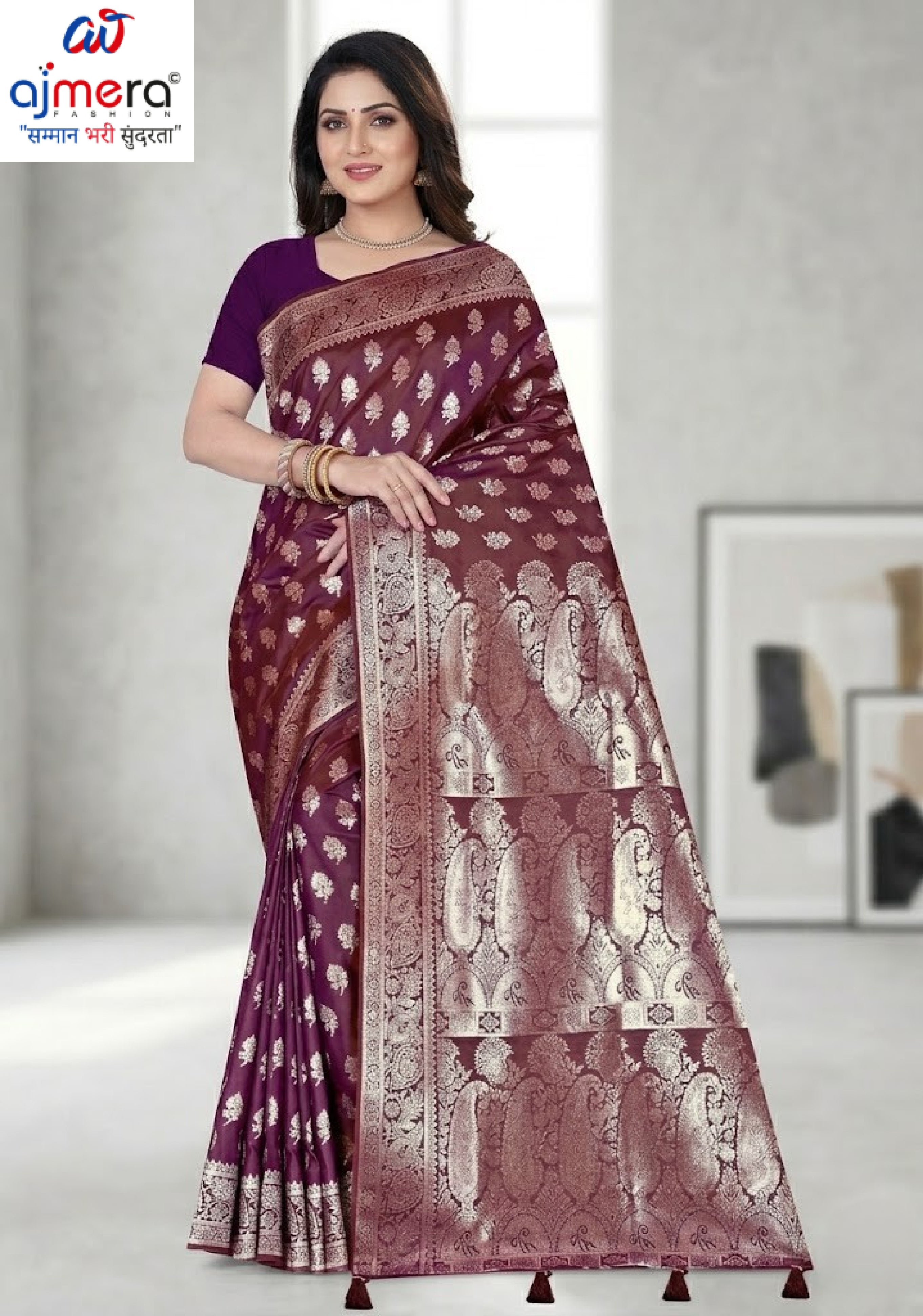 Exclusive Jacquard Silk Saree with Blouse Piece for Premium Cultural Wear | TUL-MALBARI SILK VOL-55