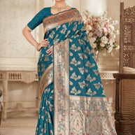 Elegant Jacquard Silk Saree with Designer Blouse Piece for Festive Elegance | TUL-CLEAR SILK VOL-05