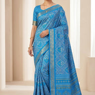 Digital Printed Saree with Blouse Piece for Premium Ethnic and Traditional Wear | STG-VENNAR