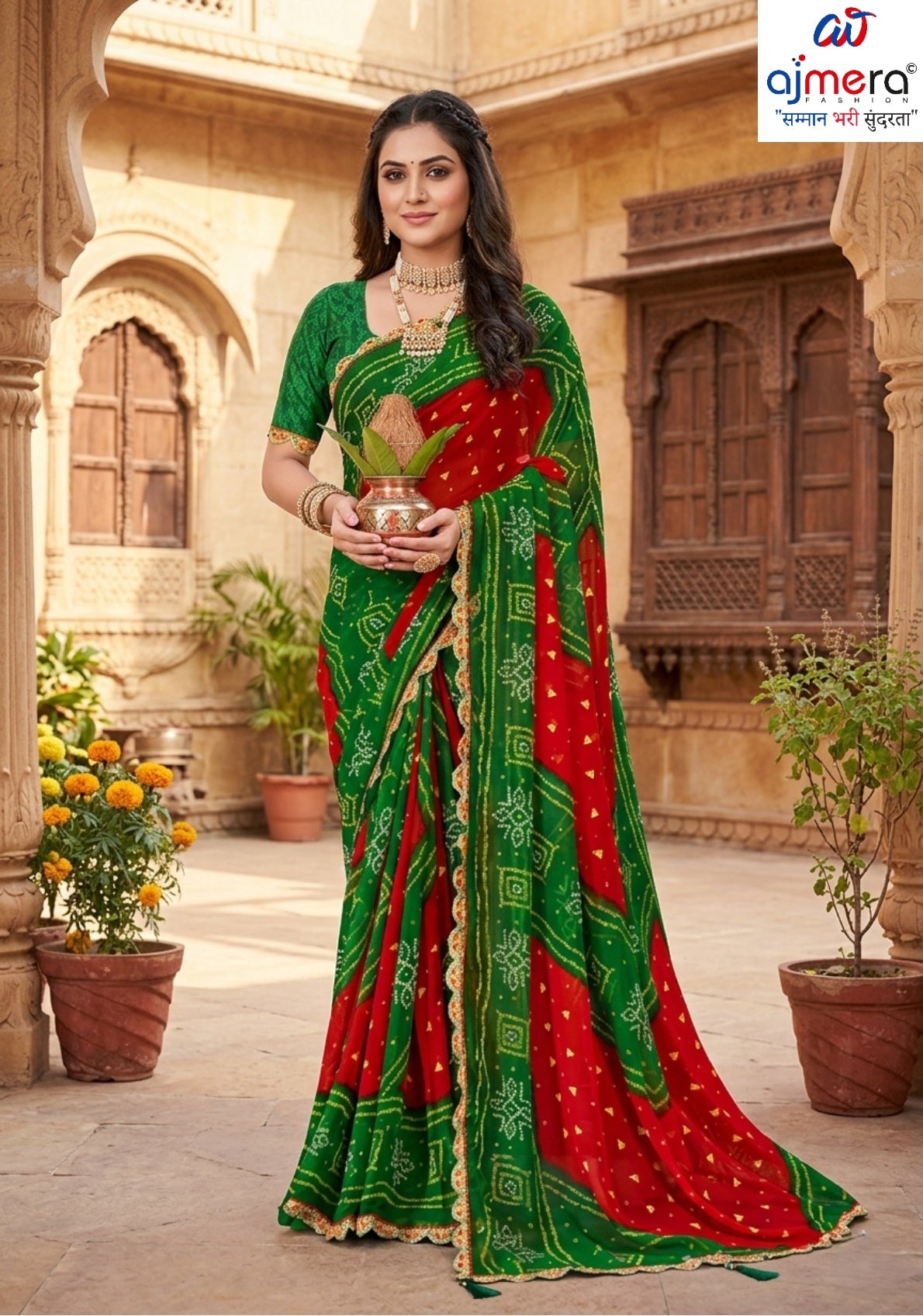 Beautiful Printed Saree with Blouse Piece for Cultural Celebrations | JS-LAVYA