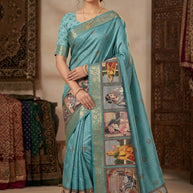 Digital Print Saree with Blouse Piece for Premium Ethnic and Traditional Wear | STG-COOUM