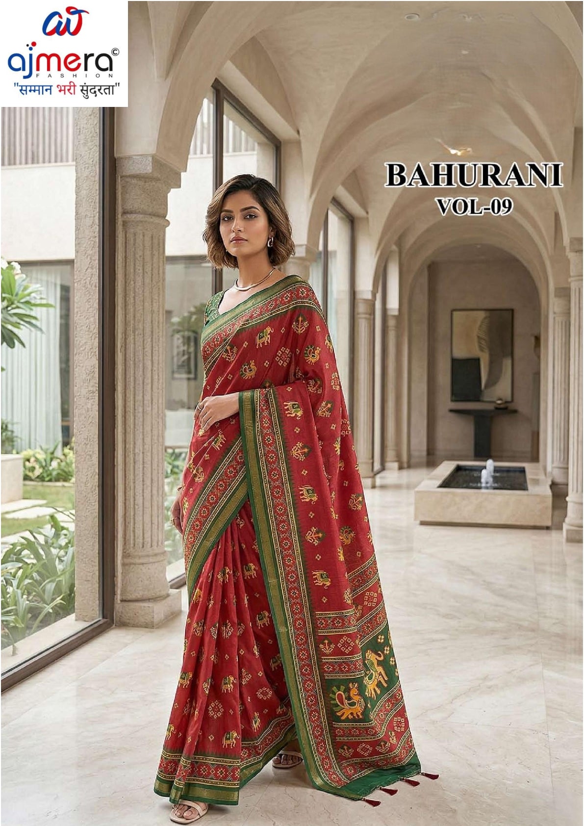Beautiful Printed Saree with Blouse Piece for Cultural Celebrations | RMF-BAHURANI VOL-9