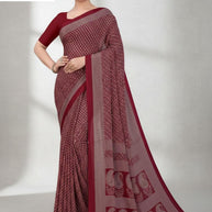 Printed Print Loose Saree without Blouse for Premium Ethnic and Traditional Wear | SIP-MISS WORLD