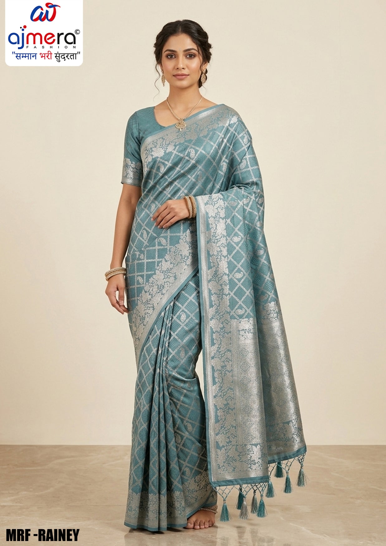 Modern Charm Jacquard Silk Saree With Blouse Piece | MRF-RAINEY