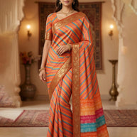 Digital Print Silk Saree with Blouse Piece for Premium Ethnic and Traditional Wear | STG-TUNGA