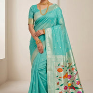 Celebration Rapier Silk Matching Saree With Blouse Piece | DKS-SAFALI