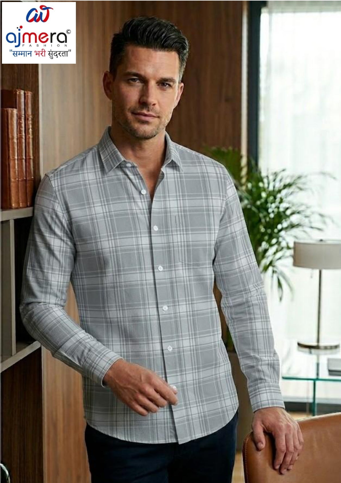 Mens Checks Shirt Wholesale Supplier India | HMF-CHECKS SHIRT
