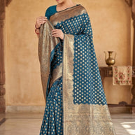 Luxury Jacquard Silk Saree with Blouse Piece for Wedding & Party Wear | TUL-HANSJODA SILK VOL-37