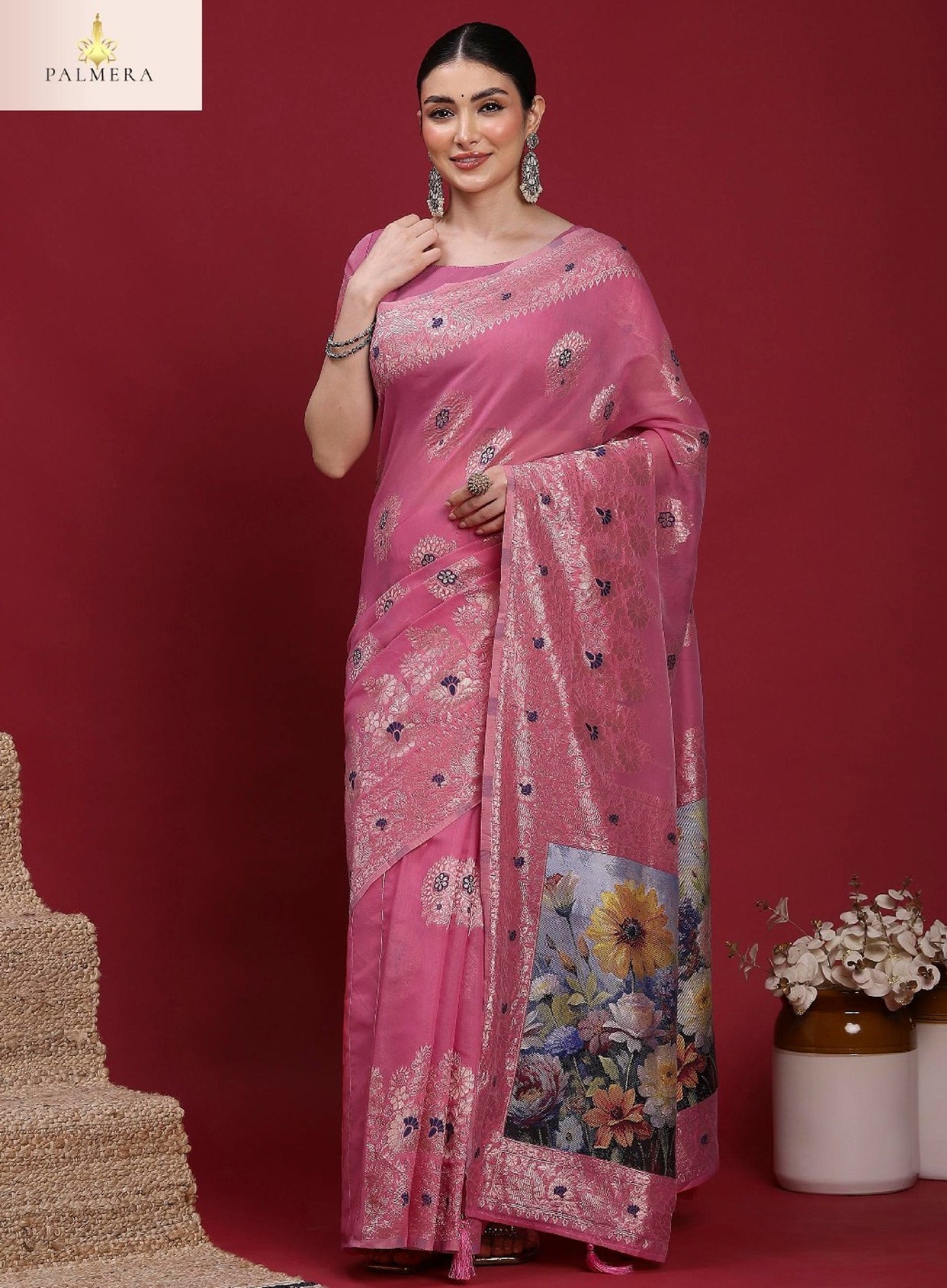 Palmera Saree Wholesaler and Palmera Saree Supplier | ALL-VANAYA-06