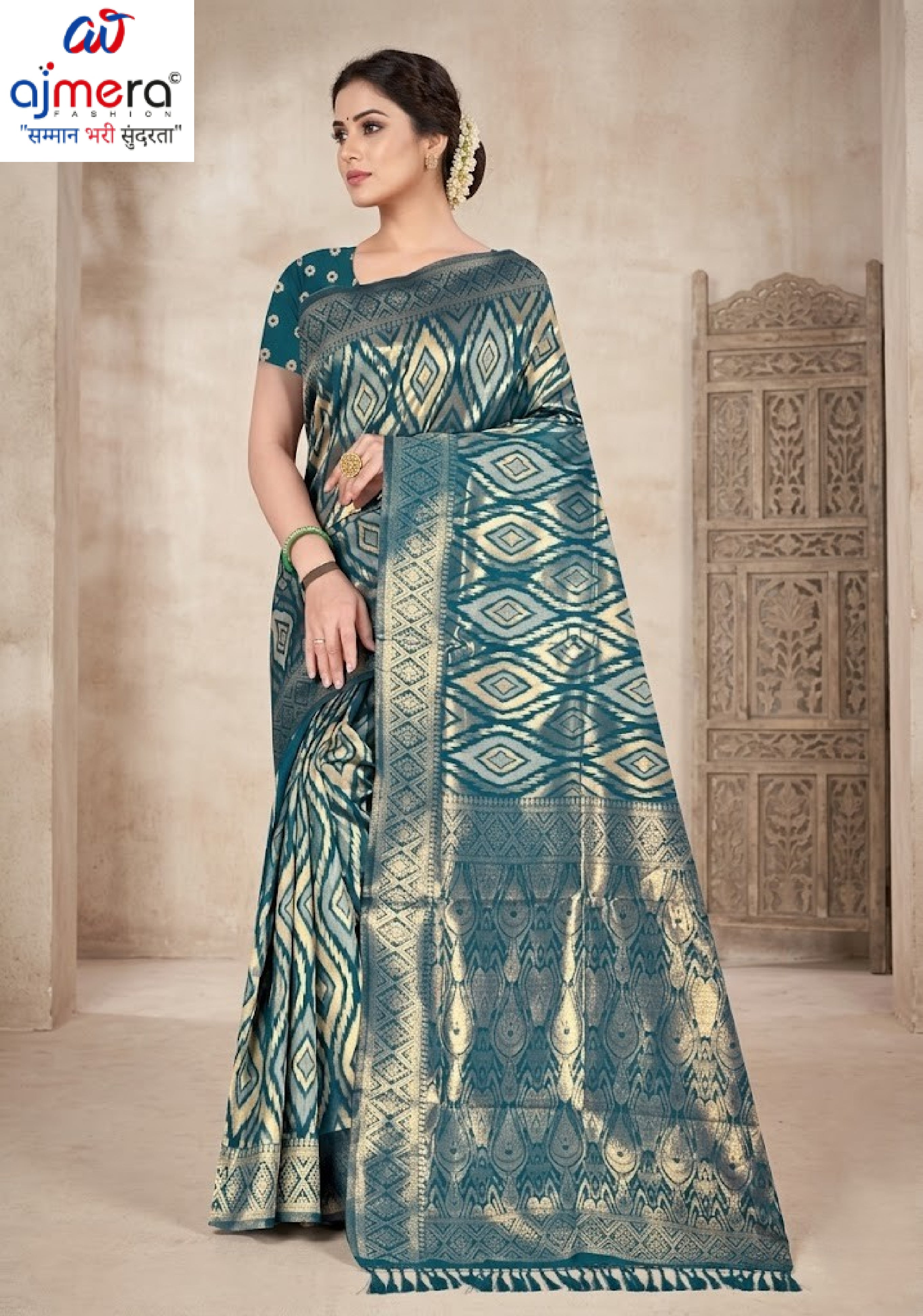 Graceful Jacquard Silk Saree with Blouse Piece for Timeless Ethnic Fashion | TUL-ROMA COTTON VOL-02