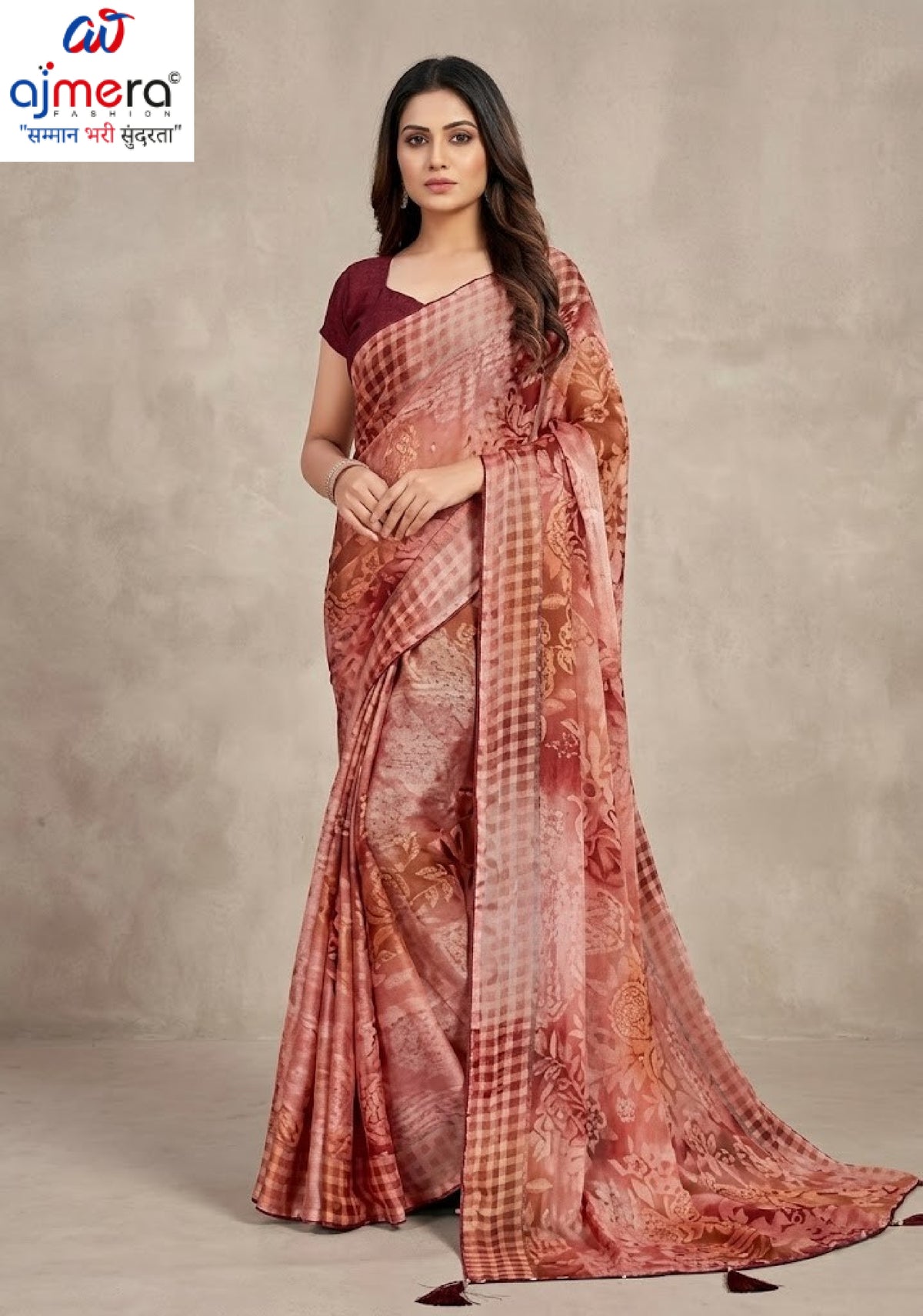 Designer Printed Saree with Blouse Piece for Special Occasions  | RDD-MARTINI
