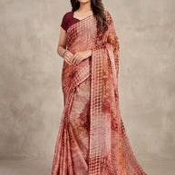 Designer Printed Saree with Blouse Piece for Special Occasions  | RDD-MARTINI