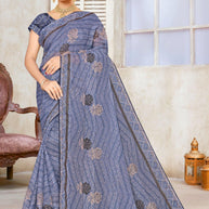 Graceful Printed Saree with Blouse Piece for Modern Ethnic Fashion  | SNR-LIBERTY