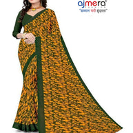 Contemporary Printed Saree with Blouse Piece for Premium Wear  | CAS-LEMON SILK