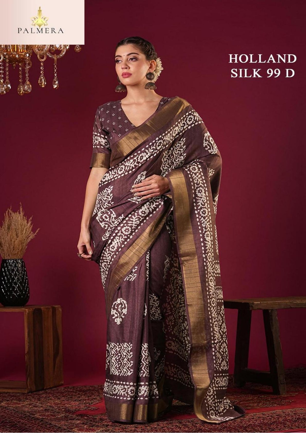 Holland Silk Kota Silk Saree with Blouse for Premium Ethnic and Traditional Wear | ALL-HOLLAND SILK-99