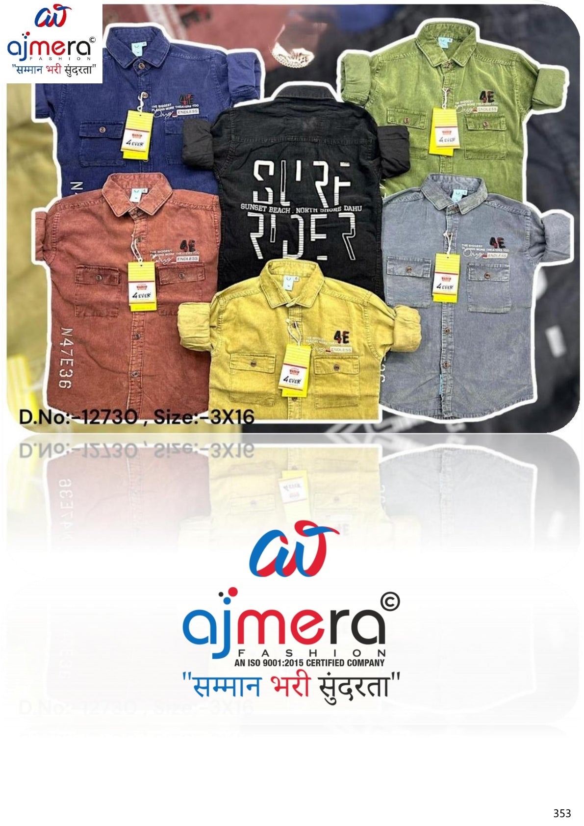 Kids Shirt Wholesale | VNA-12730