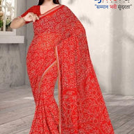 Elegant Printed Saree with Designer Blouse Piece for Festive Wear  | VER-HEERA-46508