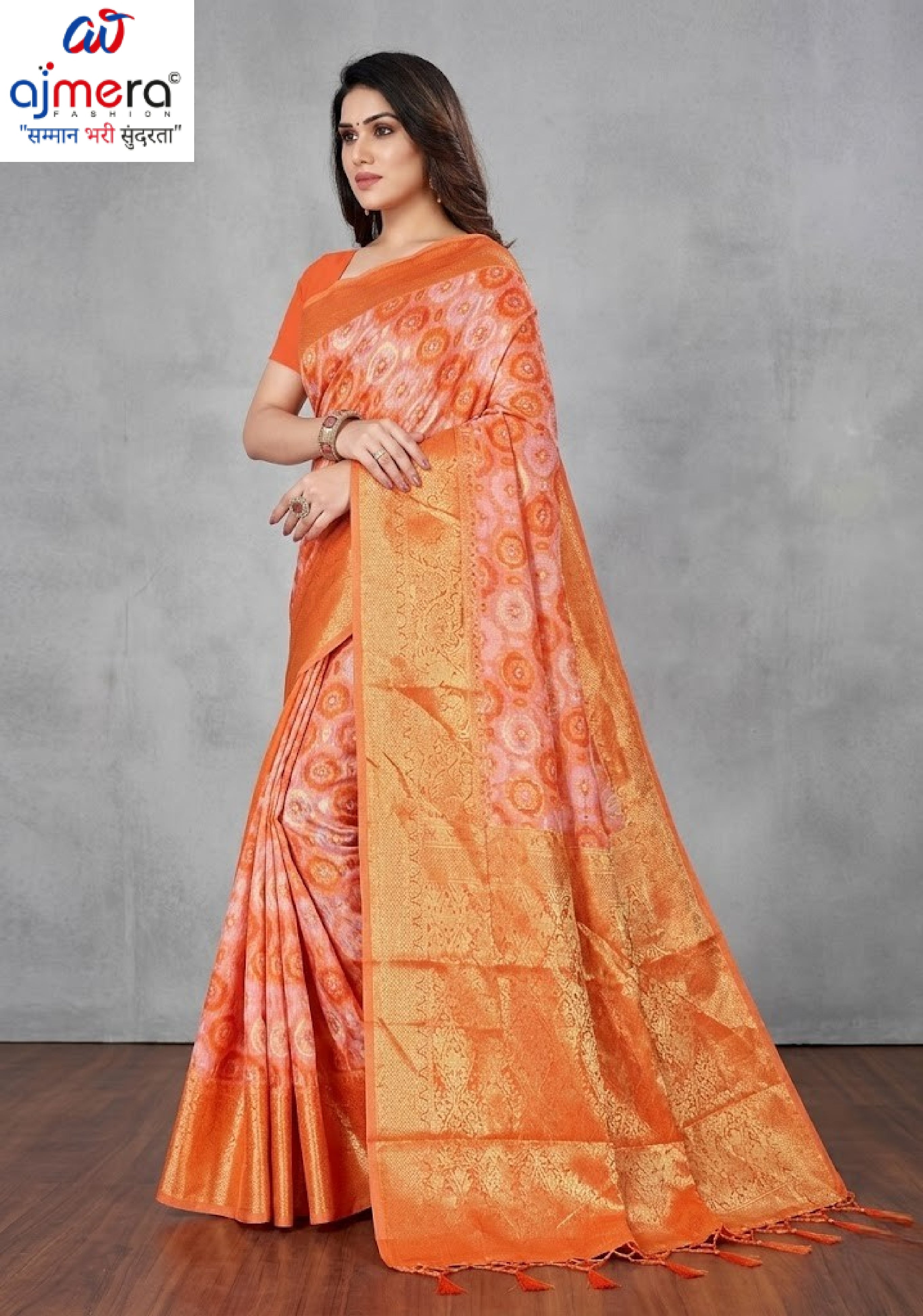 Exclusive Jacquard Silk Saree with Blouse Piece for Premium Cultural Wear | TUL-AMRIT VATIKA COTTON