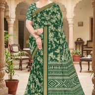 Designer Printed Saree with Blouse Piece for Special Occasions | GLC-ROYAL LADY