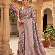 Chic Printed Saree with Blouse Piece for Sophisticated Ethnic Style  | SSR-CHAND CHAKORI
