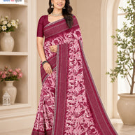 Beautiful Printed Saree with Blouse Piece for Cultural Celebrations | GPT-MEGHA-1