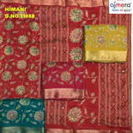 Stylish Printed Saree with Blouse Piece for Traditional Celebrations  | WLN-HIMANI-11088