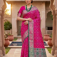Rich Jacquard Silk Saree with Blouse Piece for Sophisticated Ethnic Style | TUL-TEJAS SILK VOL-03