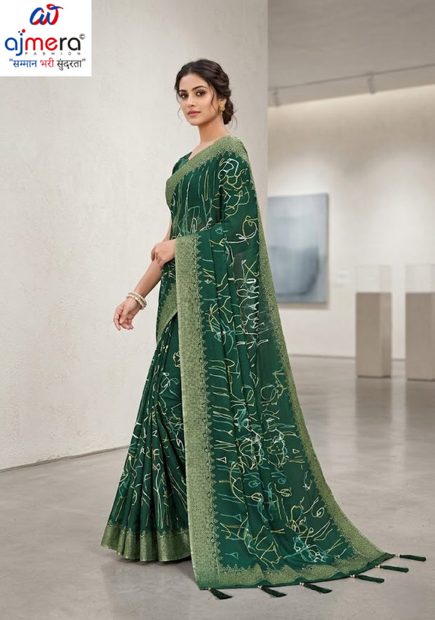 Fashionable Printed Saree with Blouse Piece for Festive Collection  | RDD-SHUBHKALA VOL-02