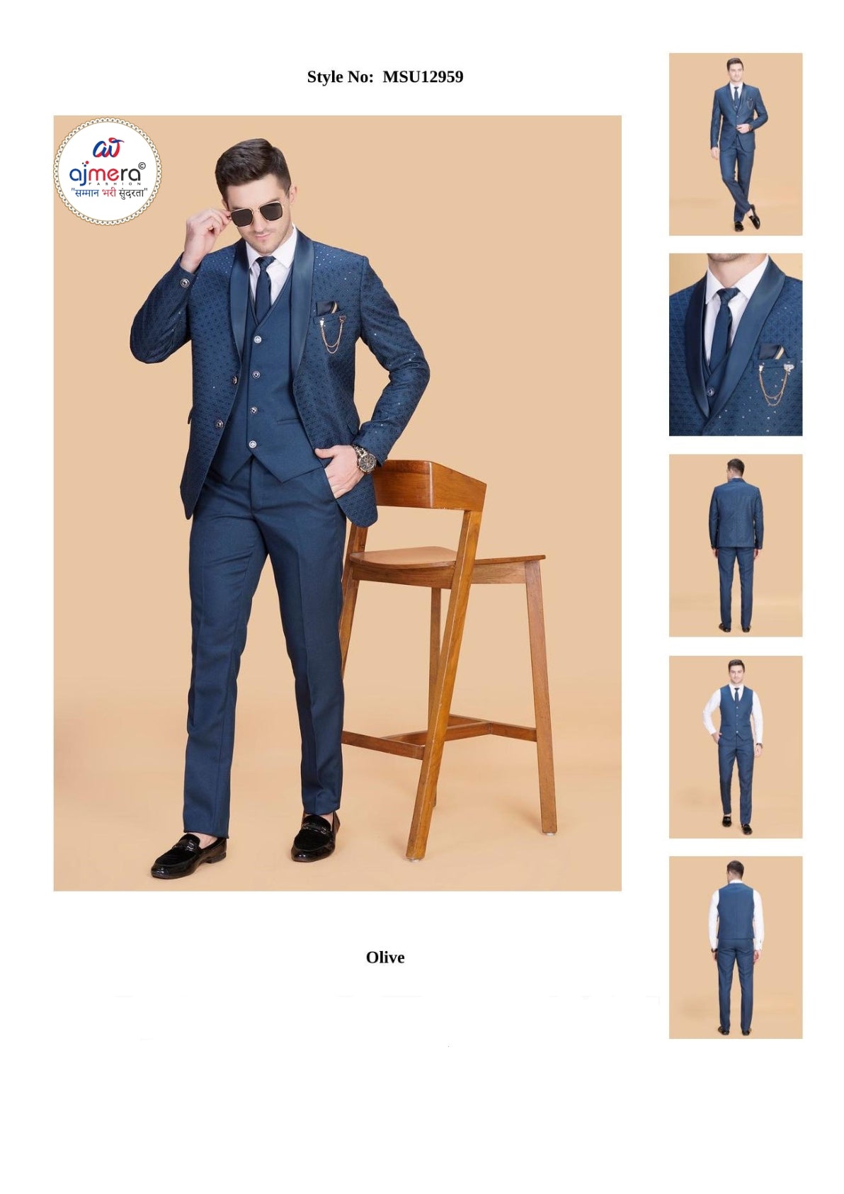 Mens Suit Manufacturer for Distributors | SNA-MSU12959