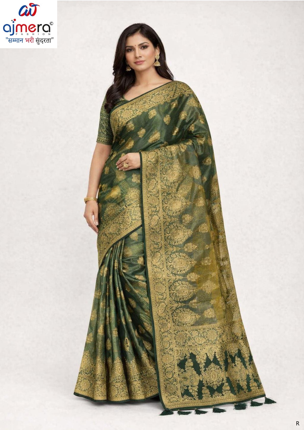 Graceful Jacquard Silk Saree with Blouse Piece for Timeless Ethnic Fashion | DNA-MARIYA