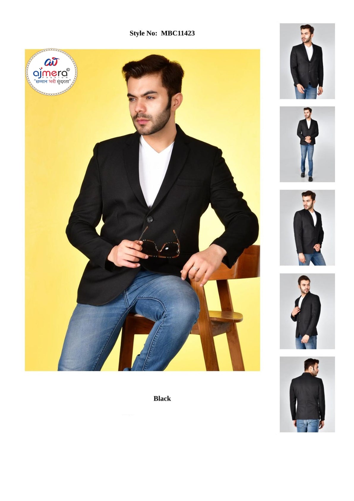 Premium Men’s Formal Blazer for Business & Party Wear | SNA-MBC11423
