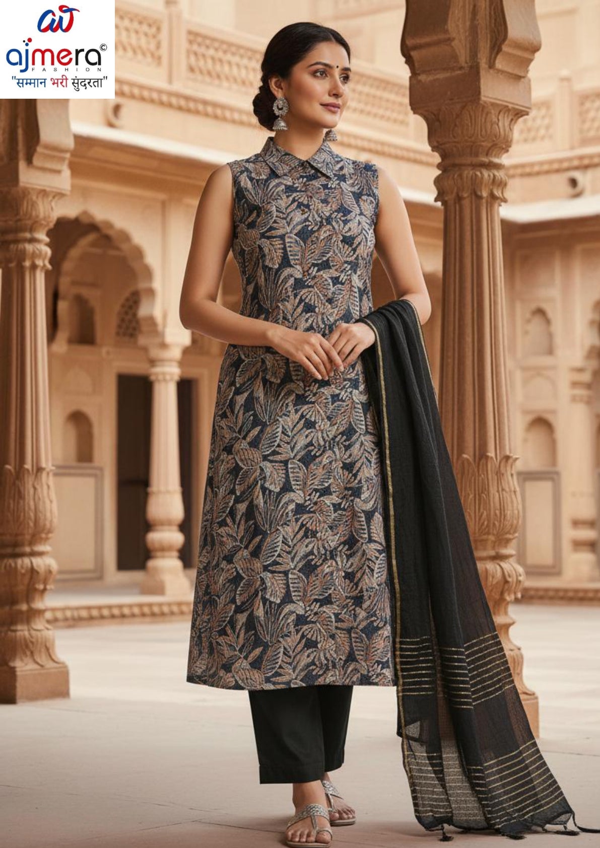 Designer Modal Silk Kurti Set for Women | MJC-MODAL SILK PRINT
