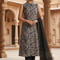 Designer Modal Silk Kurti Set for Women | MJC-MODAL SILK PRINT