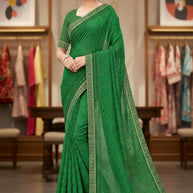 Reniyal Print Loose Saree without Blouse for Premium Ethnic and Traditional Wear | CAS-SONPARI GOLD