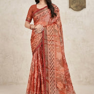 Fashionable Printed Saree with Blouse Piece for Festive Collection | TTS-HEENA VOL-28