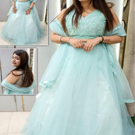 Designer Net Gown for Women | YVD-YSC119
