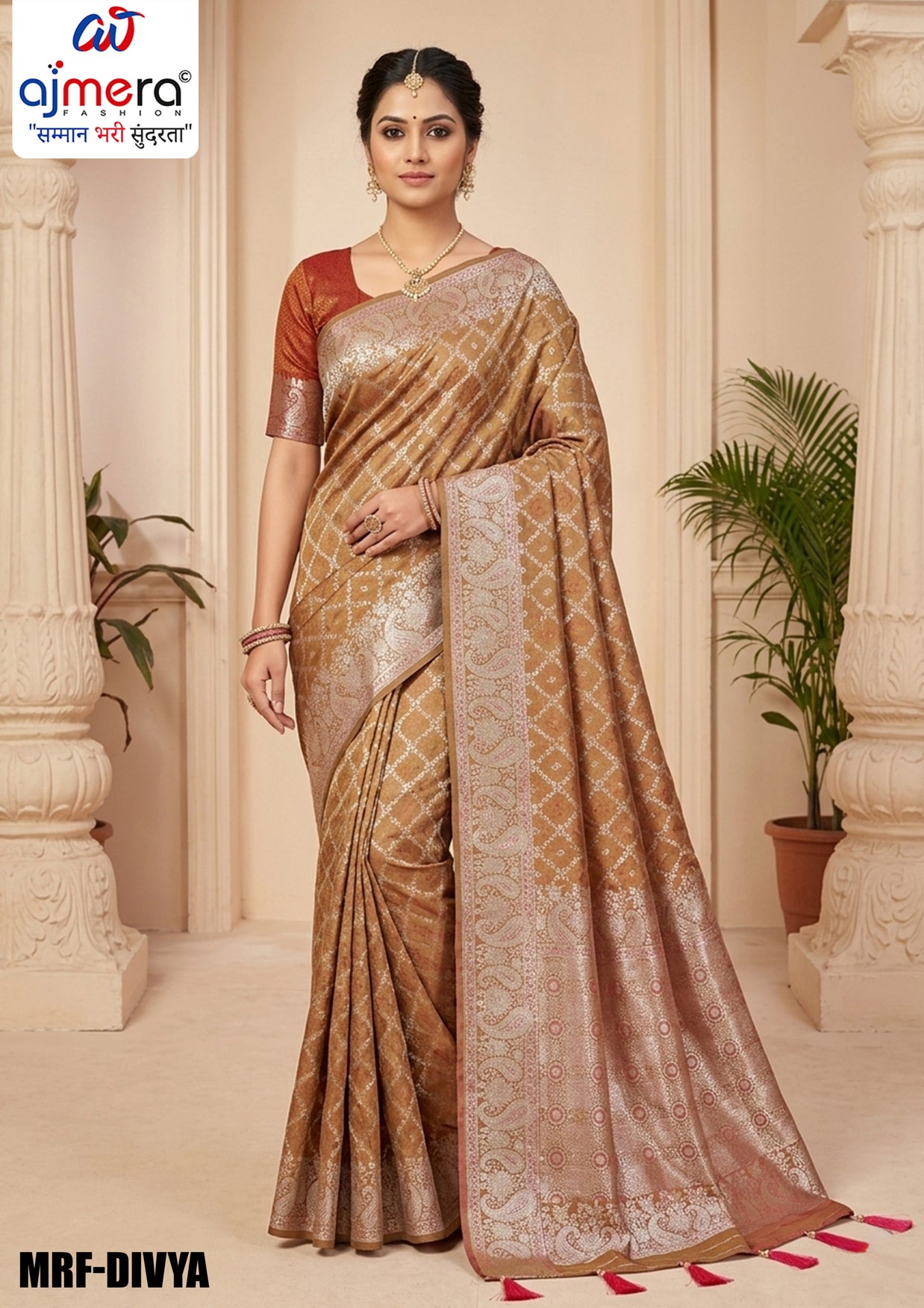 Traditional Elegance Jacquard Silk Saree With Blouse Piece | MRF-DIVYA