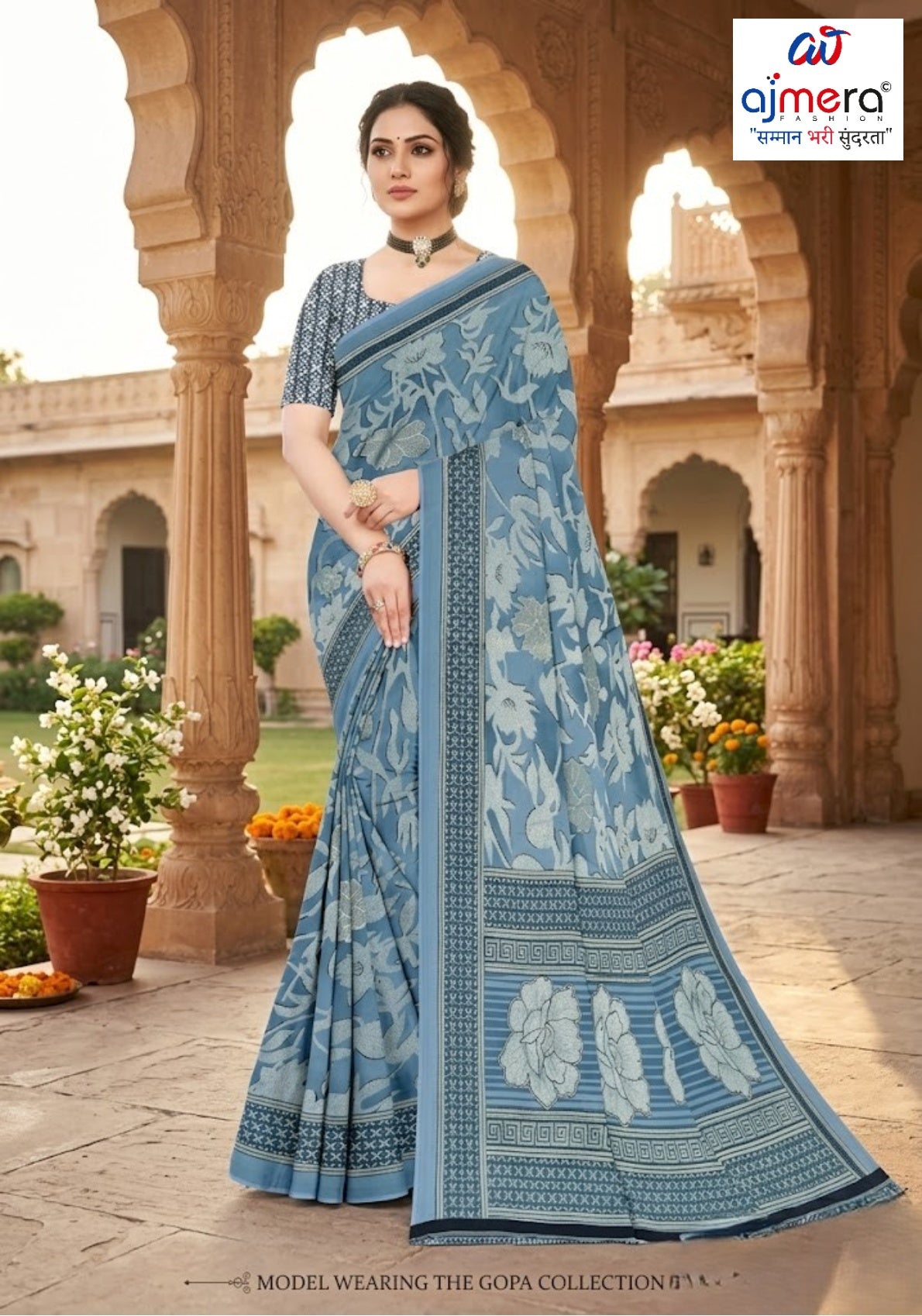 Graceful Printed Saree with Blouse Piece for Modern Ethnic Fashion | GLC-GOPALA