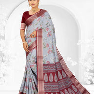 Premium Printed Saree with Matching Blouse Piece for Ethnic Elegance | RDD-MAHARANI VOL-02