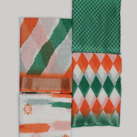 Designer Printed Saree with Blouse Piece for Special Occasions  | YDP-TIRANGA