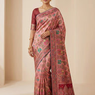 Premium Border Jacquard Silk Saree With Blouse Piece | PGT-AYRA